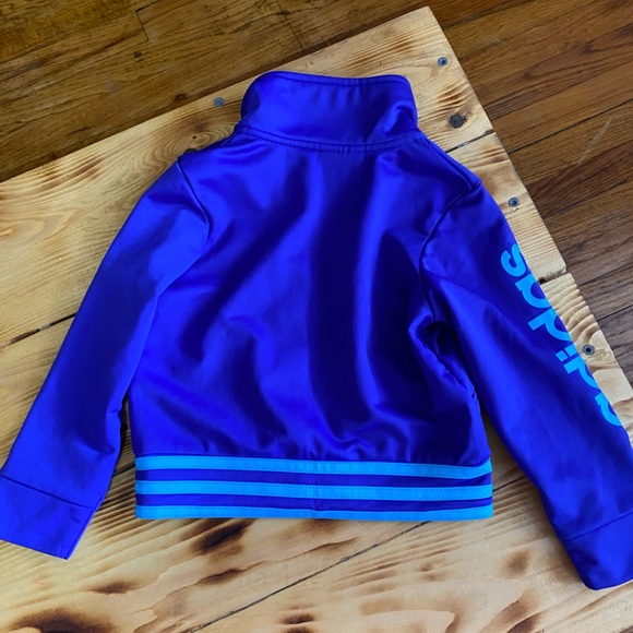 Adidas Girl’s Tracksuit Outfit Dark Purple - Picture 13 of 16